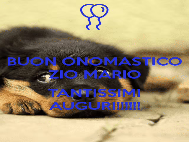 onomastico zio auguri