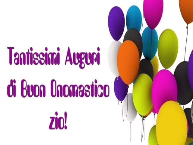 onomastico zio immagini 