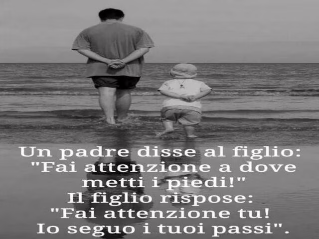padre figlio foto