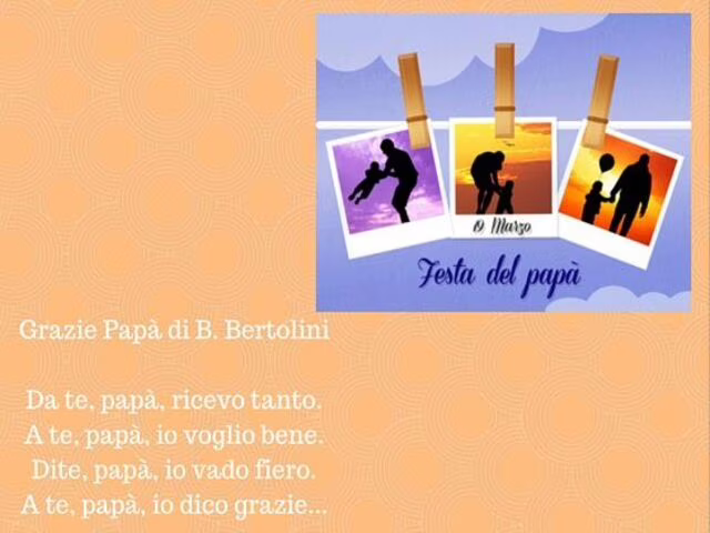 papà poesia