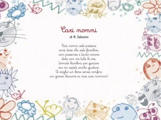 poesie sui nonni di gianni rodari