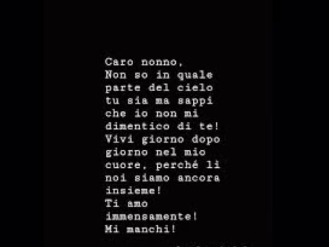 poesia nonna morta