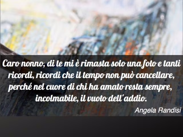 poesia nonna morta