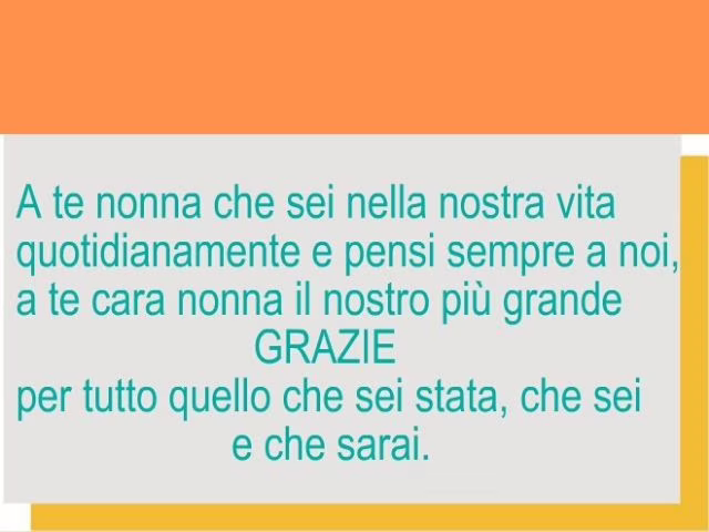 poesia sulla nonna