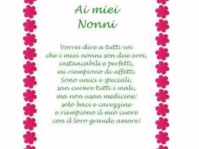 poesia nonno