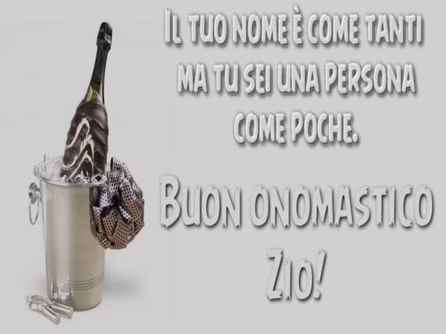 zio auguri onomastico 