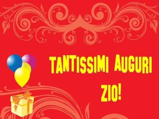 zio buon compleanno 