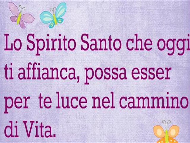Auguri cresima