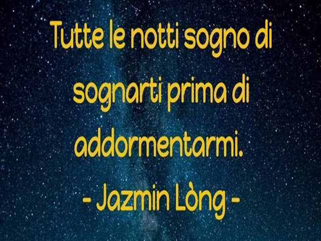 Buonanotte amore mio lontano