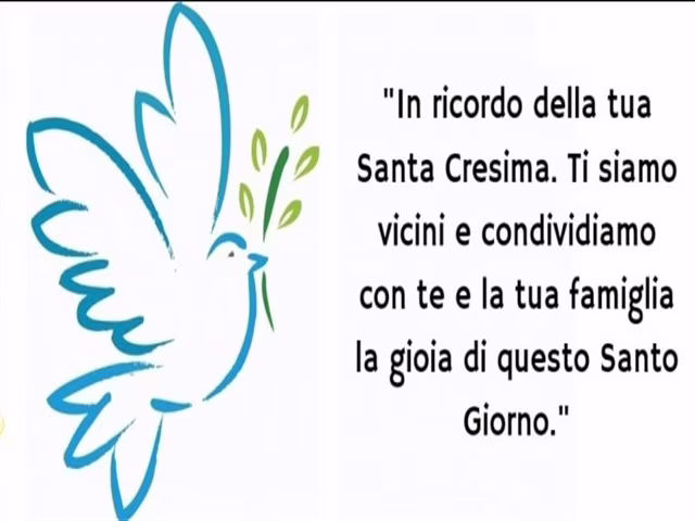 immagini auguri santa cresima