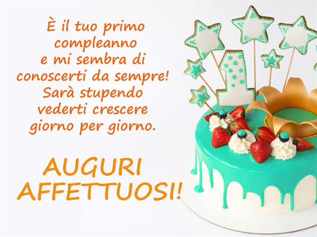 Immagini e frasi per il primo compleanno