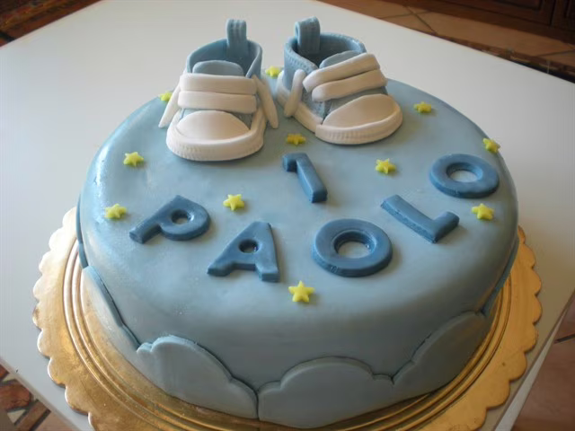 Torta primo compleanno bimbo 3