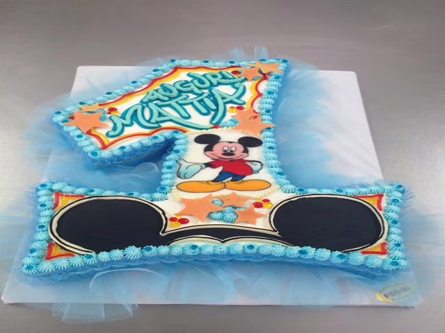 Torta primo compleanno bimbo 4