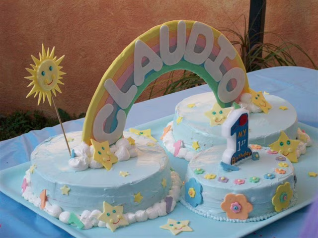 Torta primo compleanno bimbo 5