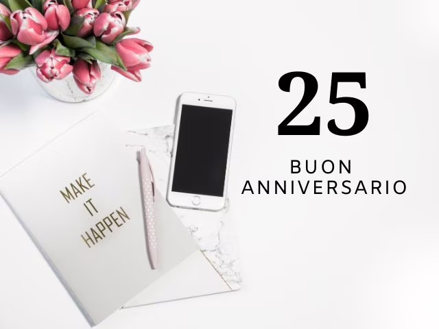 anniversario 25 anni matrimonio