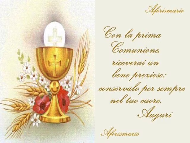 auguri comunione bimba