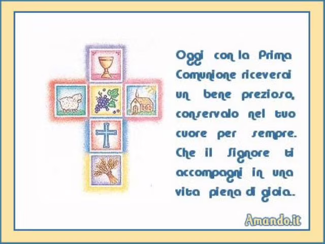 auguri comunione immagini