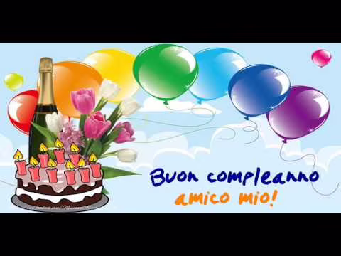 auguri di compleanno per un amico