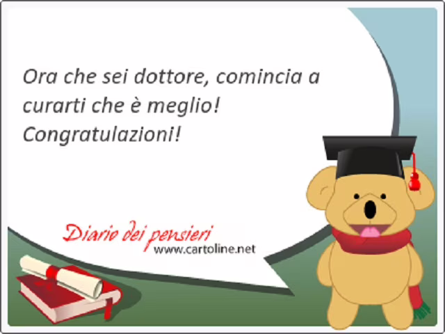 auguri laurea dottore divertenti