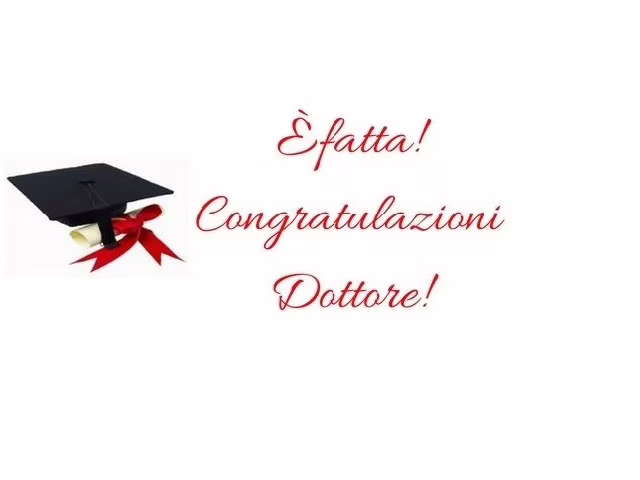 auguri laurea dottore