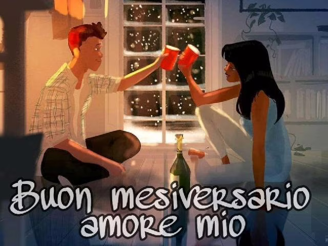 auguri mesiversario