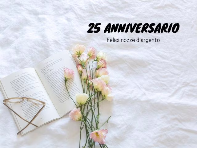 auguri per 25 anni di matrimonio