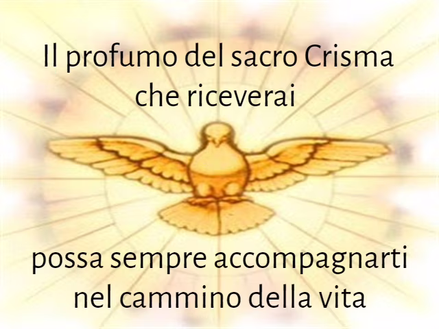 auguri per la cresima 2