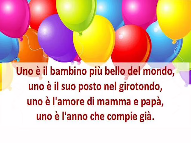 buon 1 compleanno