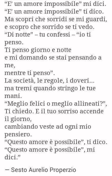 lettera amore impossibile