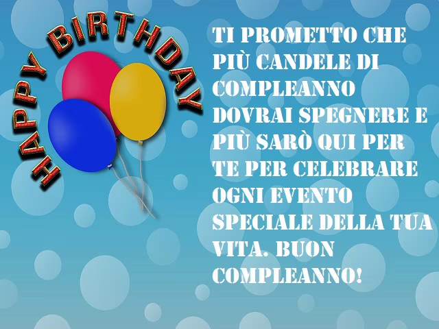 frase di buon compleanno per un amico