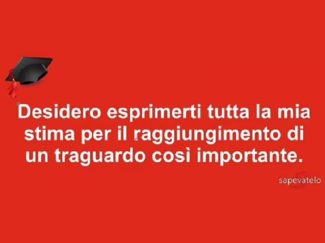 frasi auguri laurea
