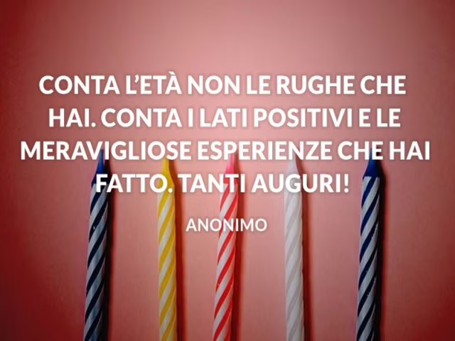 frasi di compleanno 40 anni