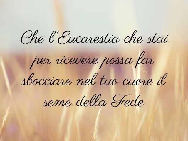 frasi per prima comunione bimba