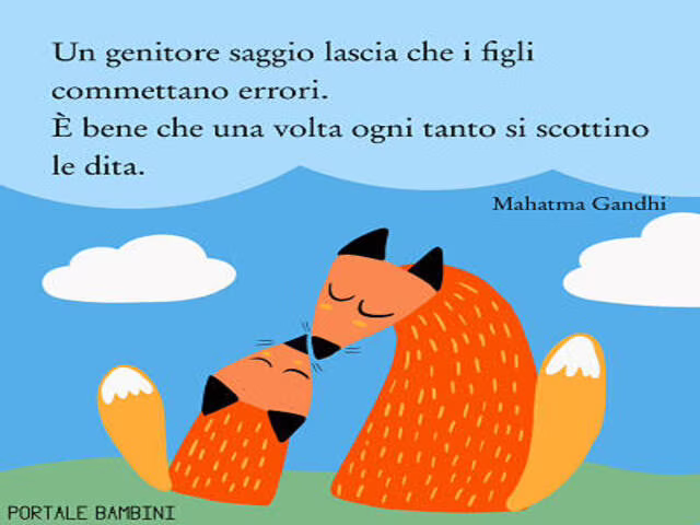 genitori frasi immagini 