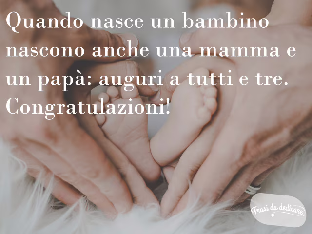 immagini di auguri per una nascita