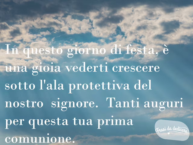 immagini e auguri di prima comunione