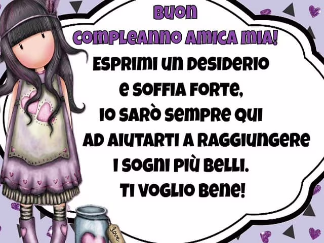 lettera di compleanno migliore amica