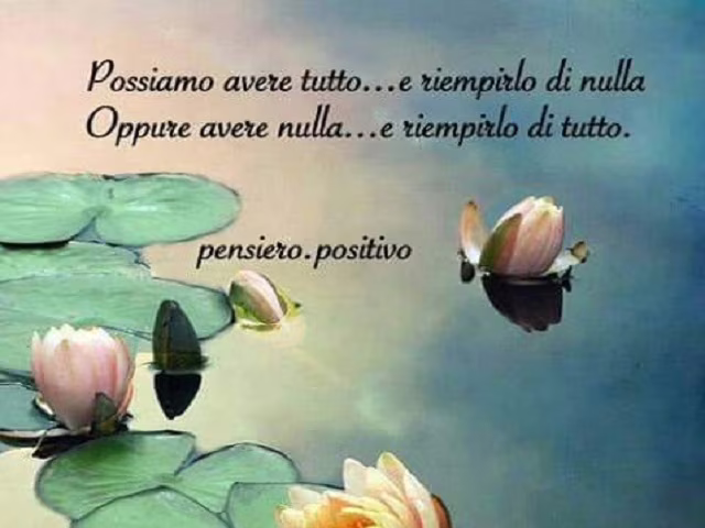 pensieri positivi frasi