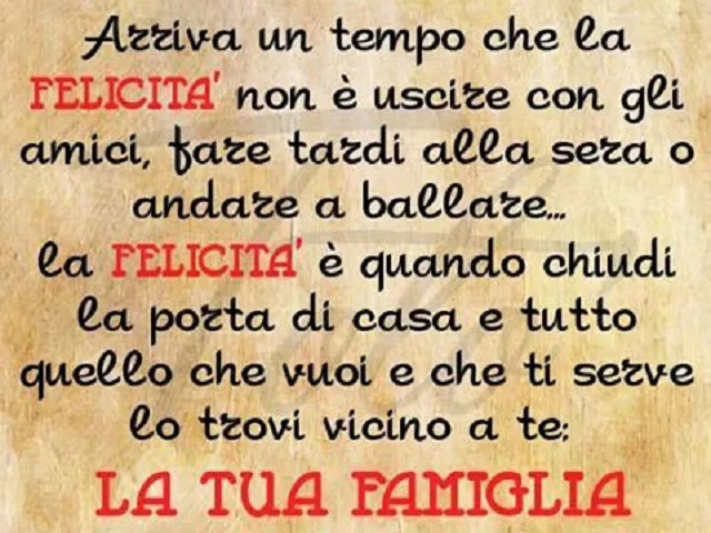 poesia sulla famiglia