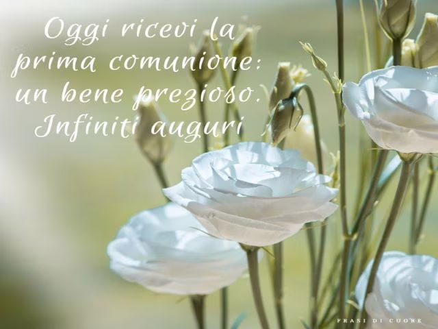 prima comunione auguri