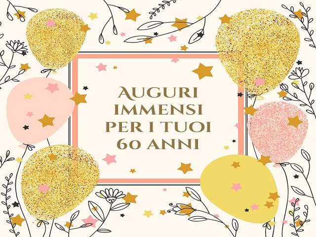60 anno compeanno