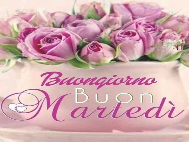 Buon martedì con fiori 2