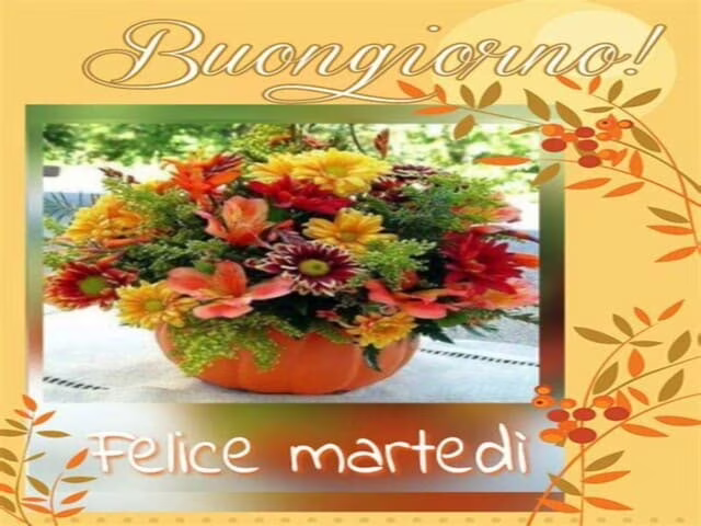 buon martedì con fiori 4