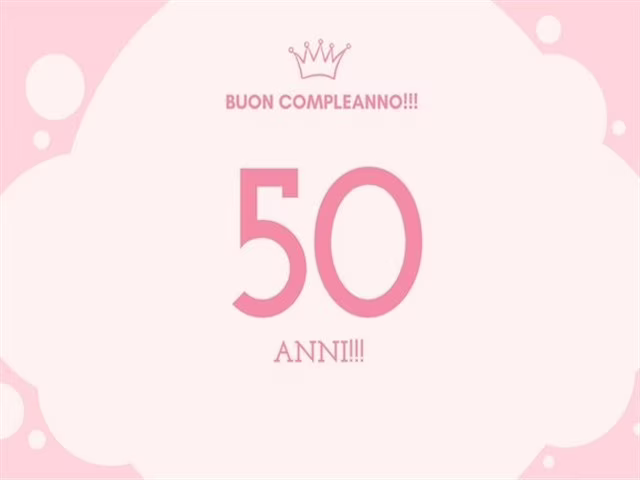 auguri 50 anni mamma