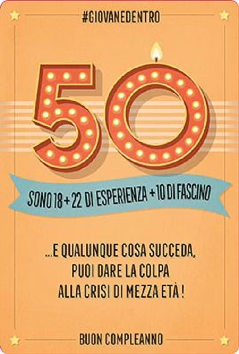 auguri per 50 anni spiritosi