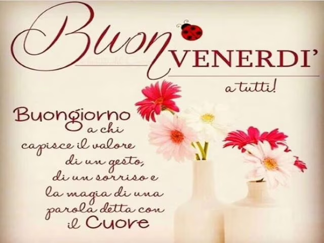 buon venerdì frasi e immagini