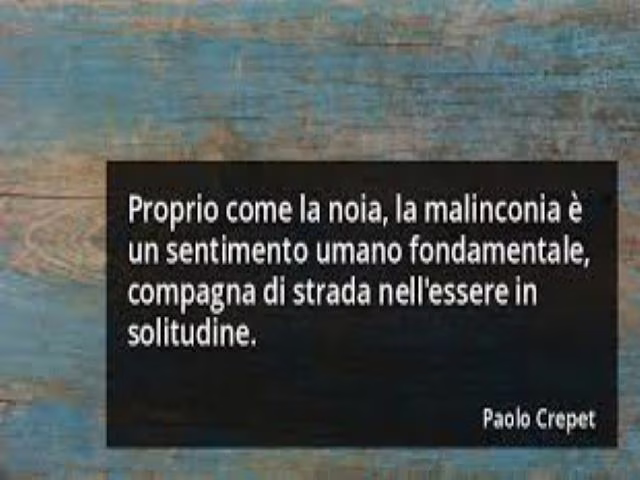 che tristezza
