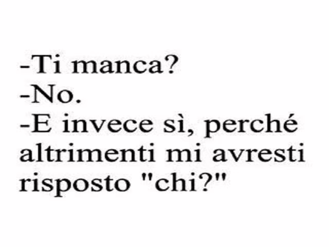 ci manchi