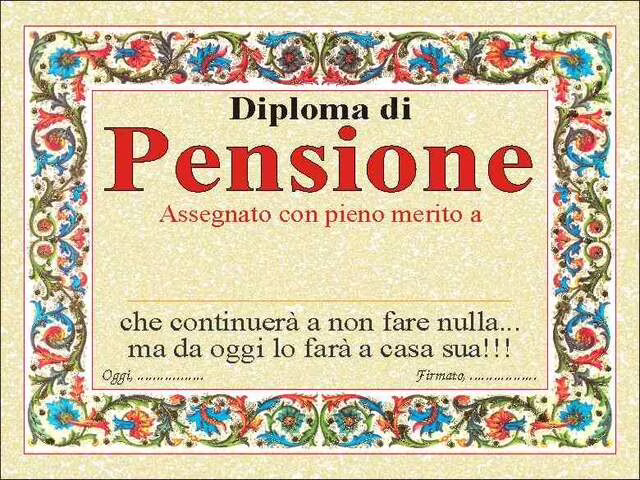 festa pensione
