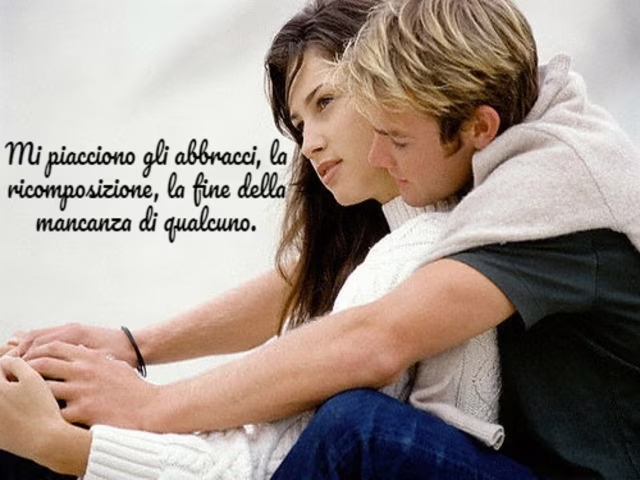 foto abbraccio romantico